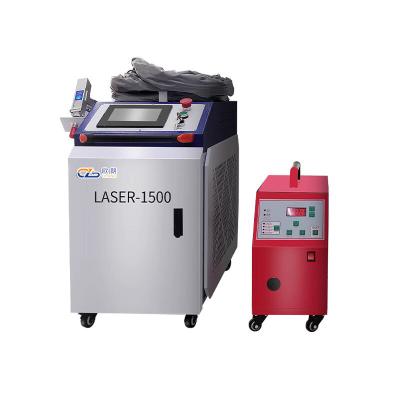 China Portable Handheld Laser Welding Machine PC Control system 1064mm wavelength for sale