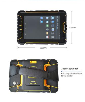 China 7 Inch Tablet PC RFID Reader ST907V2.1android Rugged NFC GPS 4G LTE IP67 Waterproof Industrial Grade Tablet PC for sale