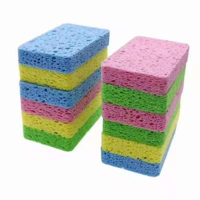 China Durable Natural Sponges Sustainable For Dishes , Absorbent Cellulose Sponges Bulk For Cleaning Kitchen, Bathroom for sale