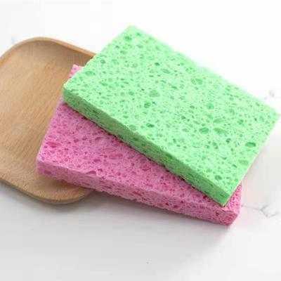 China Eco Friendly Compostable and Biodegradable Plastic Free Sustainable Cellulose Sponge for Kitchen, Bomb for sale