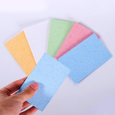 China Sustainable Biodegradable Cellulose Square Compressed Environmental Protection Wood Pulp Sponge for sale