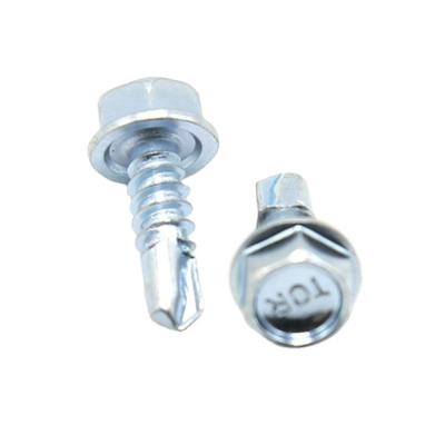 China Customize China Wholesale Metal Stainless Steel Round Wafer Galvanized Self Drilling Head Screw for sale