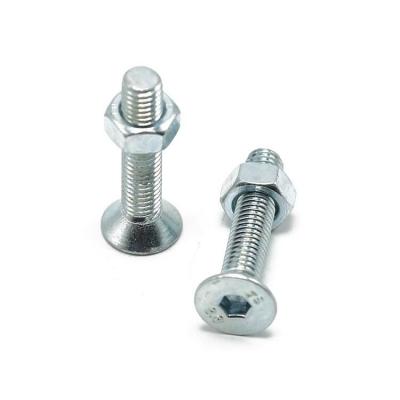 China Stainless steel hex bolt and nut for sale