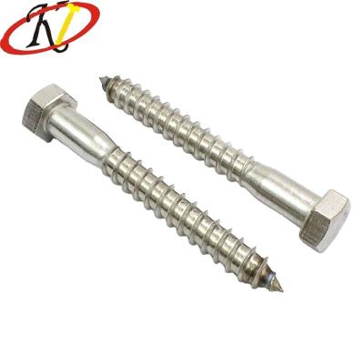 China Customize Chinese Manufacturer Oukailuo SUS304 3/8 x 4 Inch Hex Lag Bolt Screws For Lignum for sale