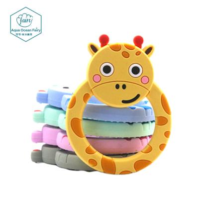 China Baby Teether Animals BPA Free Flexible Food Grade Silicone Toy Custom Unisex Chewable OEM Customized Logo Item Packing Pcs Eco for sale