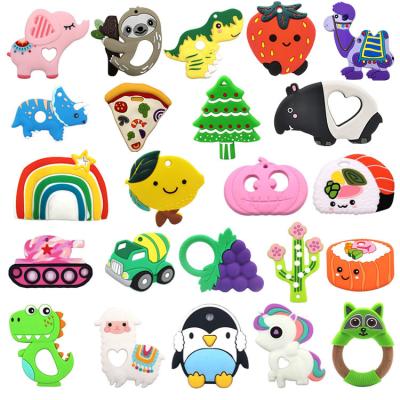 China 100% Eco-Friendly Silicone Baby Food Grade Diy Teething Sensory Teether Toys Sets for sale