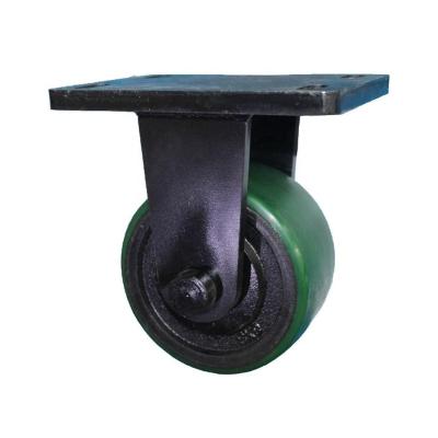 China swivel & 1.5 Ton SS Rigid Heavy Duty PU Caster Wheels 6 8 10 12 Inch Options for sale