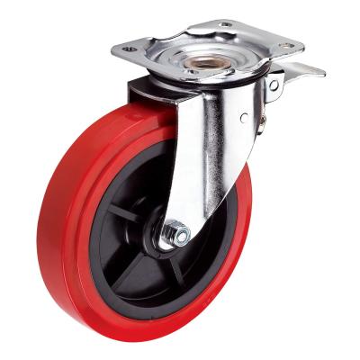 China swivel & Rigid Swivel PU Caster Wheel SS 8