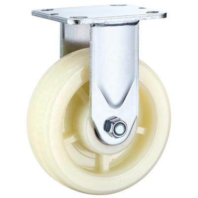 China swivel & SS Rigid Heavy Duty Nylon Caster Wheels Commercial And Industrial Use for sale