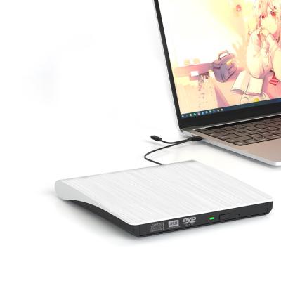 China External Dual interface ultra thin external optical drive DVD RW burner for laptops and desktops for sale