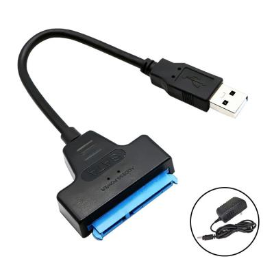 China LAPTOP USB 2.0 to Sata 2.5 inch laptop hard drive cable with power adapter for sale