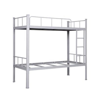 China High Quality Modern School Dorm Furniture Dormitory Metal Double Bunk Bed With Ladder for sale