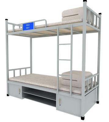 China High Double (Size) Iron Army Student Bed Dormitory Iron Steel Apartment Bed School Adjustable Bed for sale