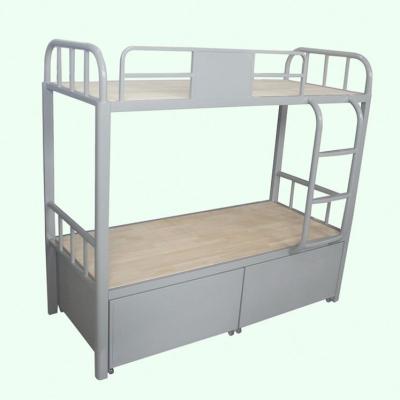 China Modern Simple Upper And Lower Iron Bed Double Bed Heaven And Earth Bed Student Dormitory for sale