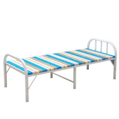 China Afternoon Single Bed 1.2m Bed Adjustable Panel Folding Hard Adult Hard Bed (Height) for sale