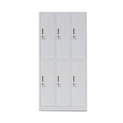 China Single Door Bathroom Gym Dorm Hospital Four Door And Six Lockers for sale