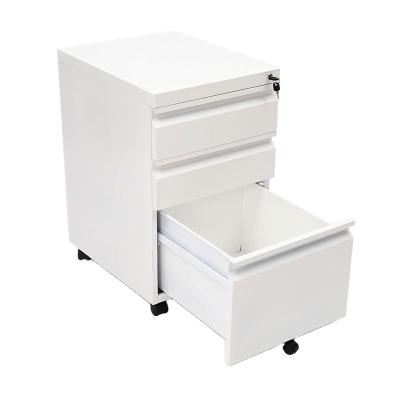 China (Height) adjustable lockers under desks mobile office filing cabinets tin three-drawer lockers with locking lockers for sale