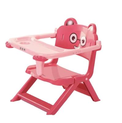 China Wholesale Foldable Kids Folding Referee Chair With Table Children Eating Seat Kids Referee Chairs Kids Baby Feeding Seat H1003 for sale