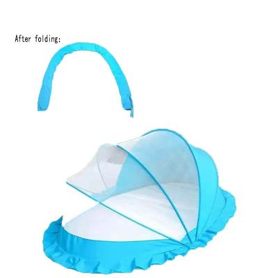 China Ultra-dense Folded Mesh Foldable Mosquito Net Baby Kids Mosquito Nets For Baby Effective Mosquito Repellent Sleep Tools for sale