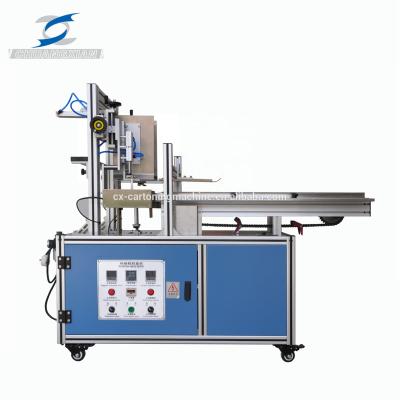 China Semi-automatic food folding carton box sealing machine for for facial tissue paper for sale