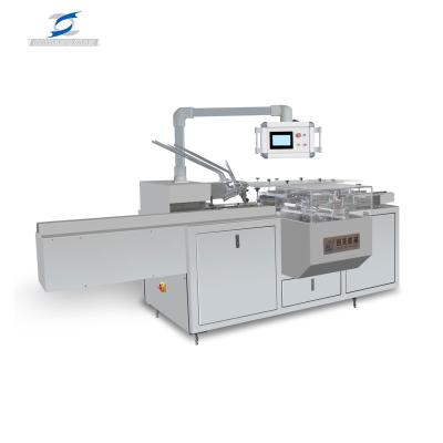 China Food ali baba production cosmetic horizontal cartoning machine for facial mask for sale