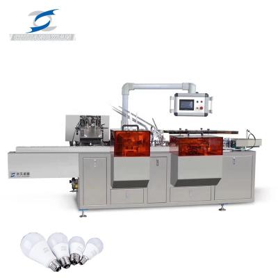 China Automatic Food Wenzhou Chuangxian Carton Packaging Machine For Packing Bulb Light Into Carton for sale