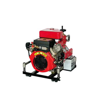 China Fire Fighting Emergency Rescue Hollman 4 Stroke 25HP Twin Cylinder Diesel Fire Pump for sale