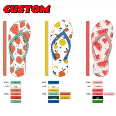 China 2022 ladies non slip EVA flip flop shoe non slip flip flops design logo rubber slippers 2021 manufacturer custom plastic women flip flops for sale