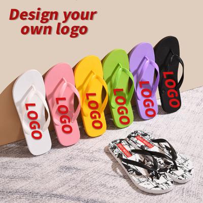 China Low moq light china factory custom flip flops slippers women slipper logo flip flops custom sandals wholesale women sandals slides for sale