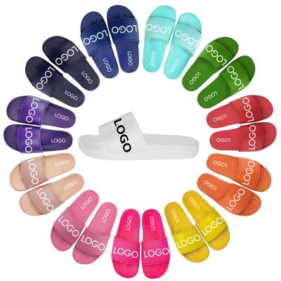 China Fashion Trend Free Design Designer Slides Custom Logo Sandals Customized Slippers For Men And Women for sale