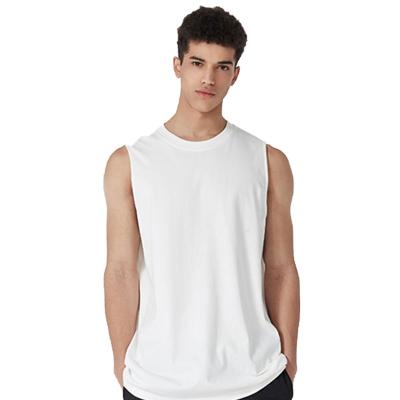 China Sports Gym Gram T-shirt 180g Sleeveless T-shirts Mens Loose Quick Dry Customized Solid Color Breathable Vest QUICK DRY for sale