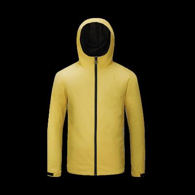 China Wholesale Outdoor Light Waterproof Logo Black Hooded Winter Jackets Custom Made Warm For Mens Motorcycle Cycling Enthusiast Jacket for sale