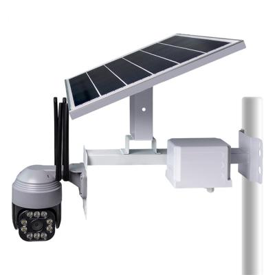 China Human Motion Tracking Outdoor Wireless Solar Powered Smart 4g Ptz Security CCTV IP Camera With 4mp Resolution for sale