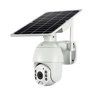 China NIGHT VISION Camera 4g 3g Sim Card Slot Outdoor Cctv Wifi Solar Power Wireless IP Camera Support 128 Memory Card for sale