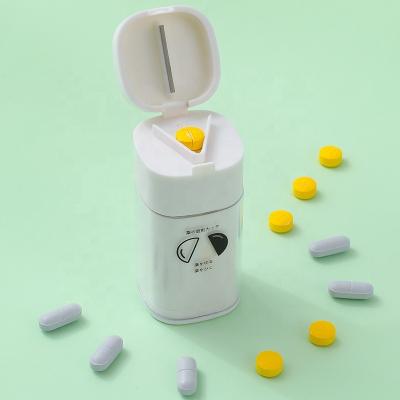 China Viable Pill Crusher Pulverizer Crusher - Tablet Pill Crusher Cutter Splitter Cutter with Pill Box Container for sale