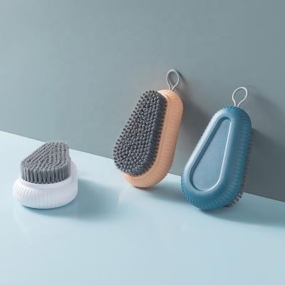 China Sustainable Scrub Brush Quality Soft Laundry Clothes Shoes Scrub Brush Easy To Grip Household Cleaning Brushes for sale