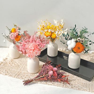 China 100% natural cheap preserved flower bouquet for hot sale home wedding flower bouquet of decorative flowers for valentine's day for sale