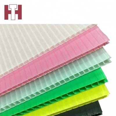 China Recyclable; raincoat ; Double Wall Lightweight Biodegradable Corrugated Polypropylene Sheet Anti Slip for sale