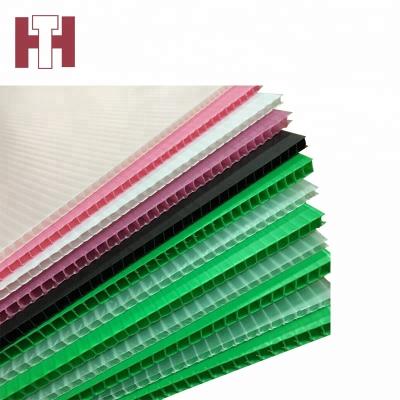 China Recyclable; raincoat ; light weight recycled wavy corrugated plastic sheet for aluminum composite panel for sale