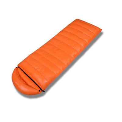 China Envelope Type Cheap Personalized 800 Fill Breathable Feather Organic Cotton Sleep Down Sleeping Bag for sale