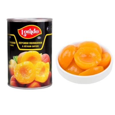 China Fresh canned apricot fruit in light syrup for sale