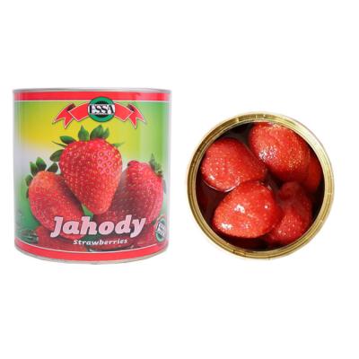 China New High Quality 3kg Canned Culture Canned And Tinned Fruit Strawberry In Light Syrup for sale