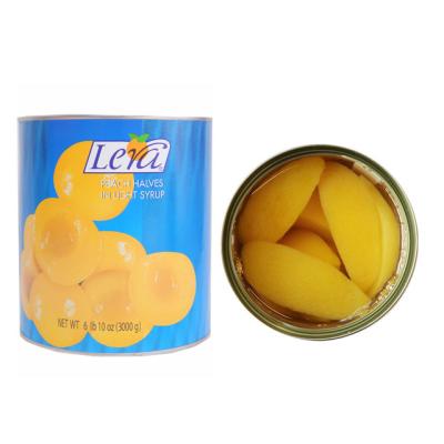 China Canned hot sale canned yellow peach slices in cans in light syrup for sale