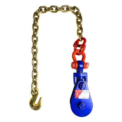 China Widely Used Single Pulley Hook Pulley Block Rigging From TOYO-INTL for sale