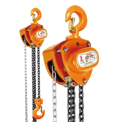 China Construction site pusher TOYO-INTL VD manual crane lifting block 3 ton chain hoist for sale