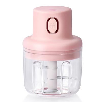 China 250ML Garlic Crusher Viable Best Selling Mini Electric Garlic Chopper Portable USB Food Slicer Kitchen Accessories Filling Instruments for sale