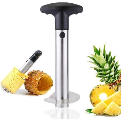 China Viable Pineapple Hollow Puncher Fruit Core Separator Pineapple Knife Peeling Stainless Steel Meat Peeler Cutter Kitchen Peeling Accessories for sale