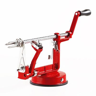 China Viable Apple Hollow Puncher Spiral Operated Pear Slicer Fruit Peeler Machine Adjustable Multifunctional Apple Peeler Kitchen Accessories for sale