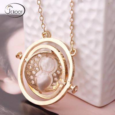 China The Other Time Turner Necklace Hourglass Vintage Hermione Granger Pendant For Women Lady Girl Wholesale for sale