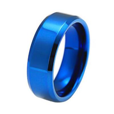 China Other Custom Man Finger Logo Empty Steel Jewelry Tungsten Ring From China for sale